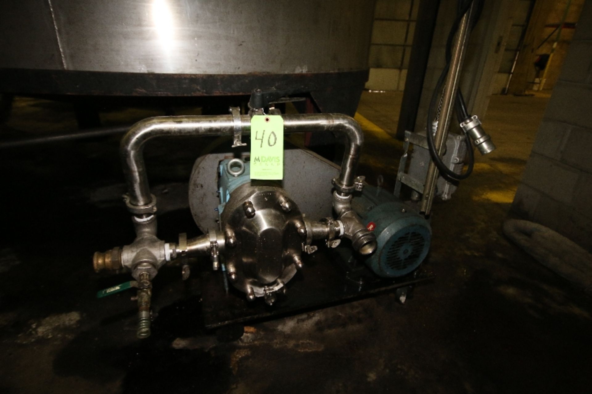 WCB 5 hp Positive Displacement Pump, Size: 60-U2, S/N 427499-07, 1165 RPM with Explosion Proof - Image 2 of 4