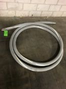 25' 2" Long Transfer Hose, with Tri-Clamp Connections