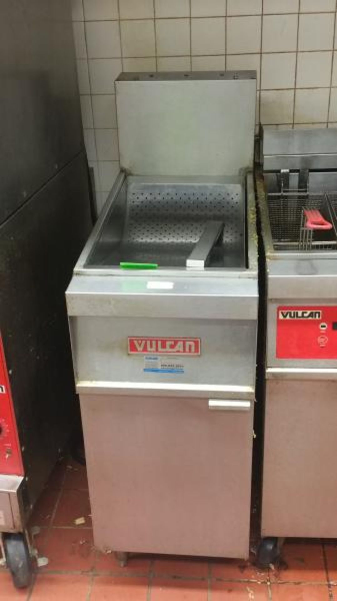 Vulcan Frymate Fryer Drain Cabinet 15-1/2" wide 30-1/8" depth Rigging Cost: $55