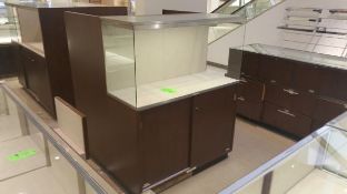 Cashier Station with Front Display Cabinet 4'x4'x5' Rigging Cost: $75