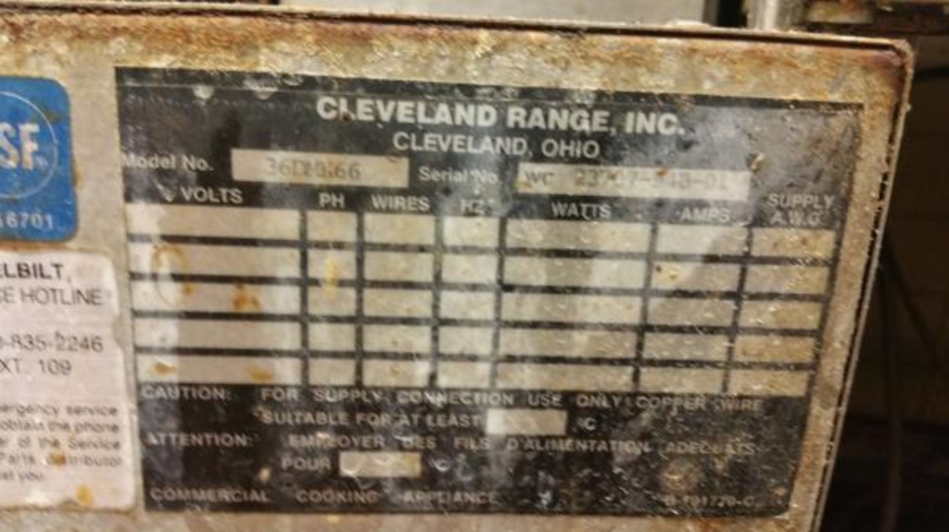 Cleveland Range Model 36-DM-K66 (2) 6 Gallon Tilting 2/3 Steam Jacketed Direct Steam Kettles with - Image 2 of 2