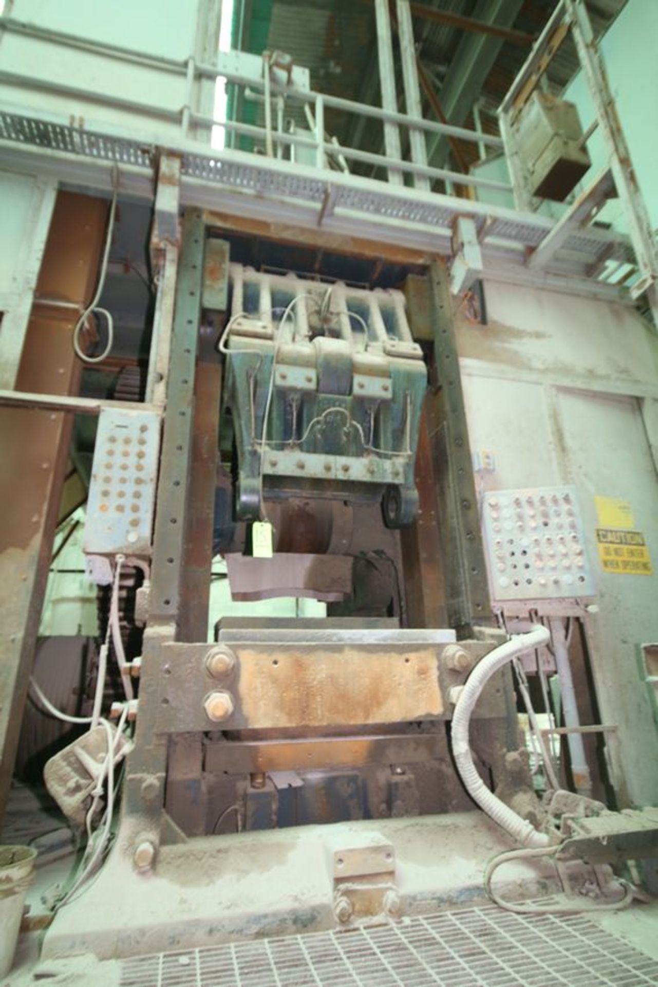 Chisholm Boyd & White 800 Ton Brick Forming Press, Model Y (Press 6) (NOTE: Partially Disassembled)