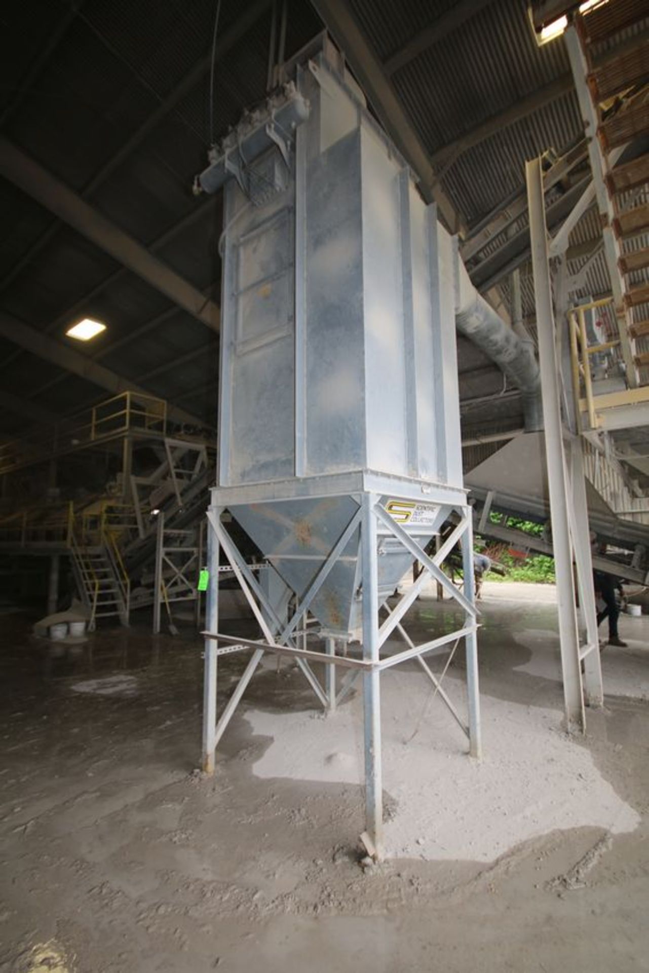 Scientific Dust Collector, 5' L x 5' W x 16' H, with Top Mounted Blower - Image 2 of 2