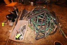 Assorted 1-1/2" to 2" Hoses and Fittings