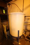 Aprox. 48” x 36” W Chemical Poly Tank with Pneumatic Agitator (Located R12 Bulk Filling Room