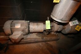 Worthington 10 hp Centrifugal Pump, Model D1011 3X2X5, S/N 047108 (NOTE: used in Cl. I Div. 1 Gp.