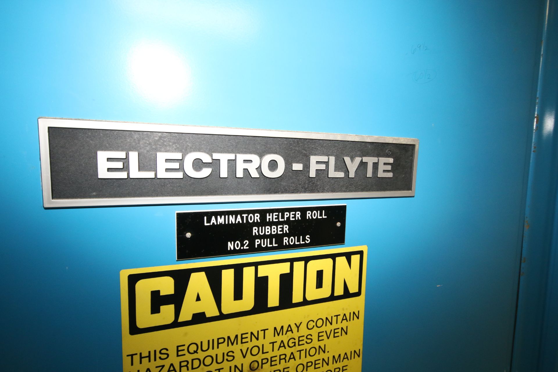 Web Line Electro Flyte Single Door Control Panel for Coater Area #2 Controls Laminator Helper Roll - Image 4 of 4