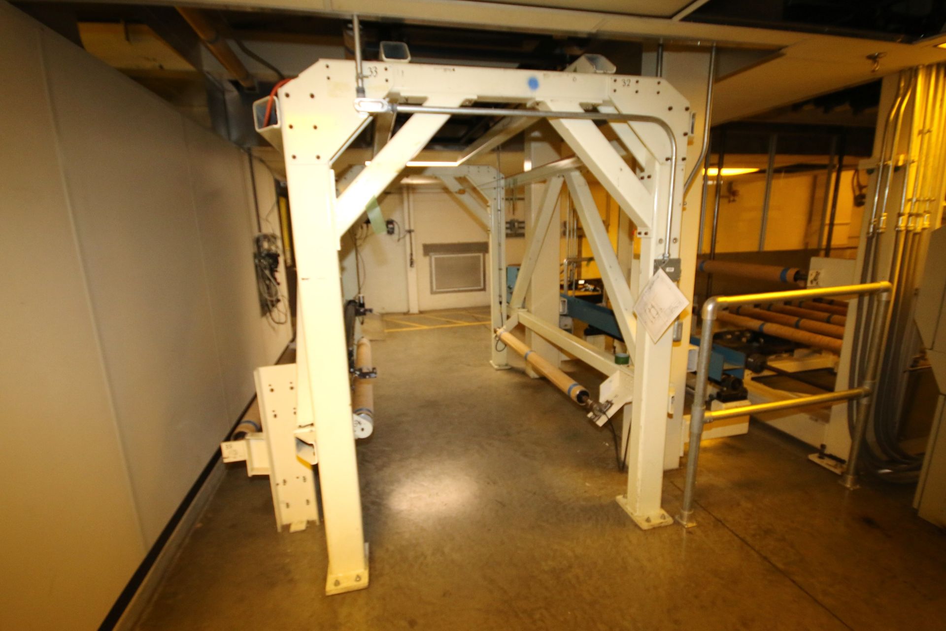 Fife Web Bridge/Edge Guide Base Roll #CDP-01 with 68” W Rolls and Fife Controls, Overall - Image 2 of 7