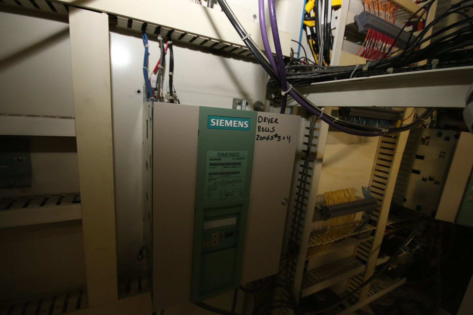 (2) Dryer Control Panels for Dryer Rolls Zones 1 to 8 with Electro Flyte (4) Siemens DC/ - Image 3 of 9