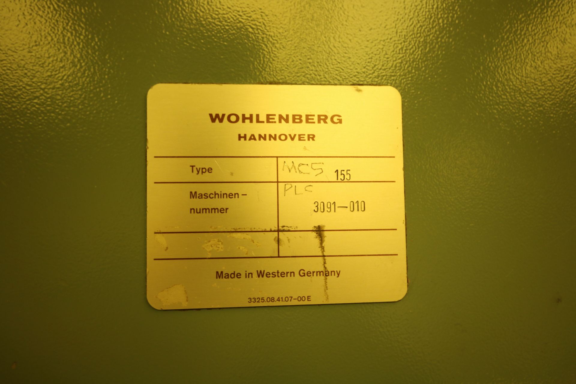 Wohlenberg 61” Guillotine, Model 155 (MCS), S/N 3091-010 (PLC) with Air Bed Table, Aprox. 78” L x - Image 6 of 10