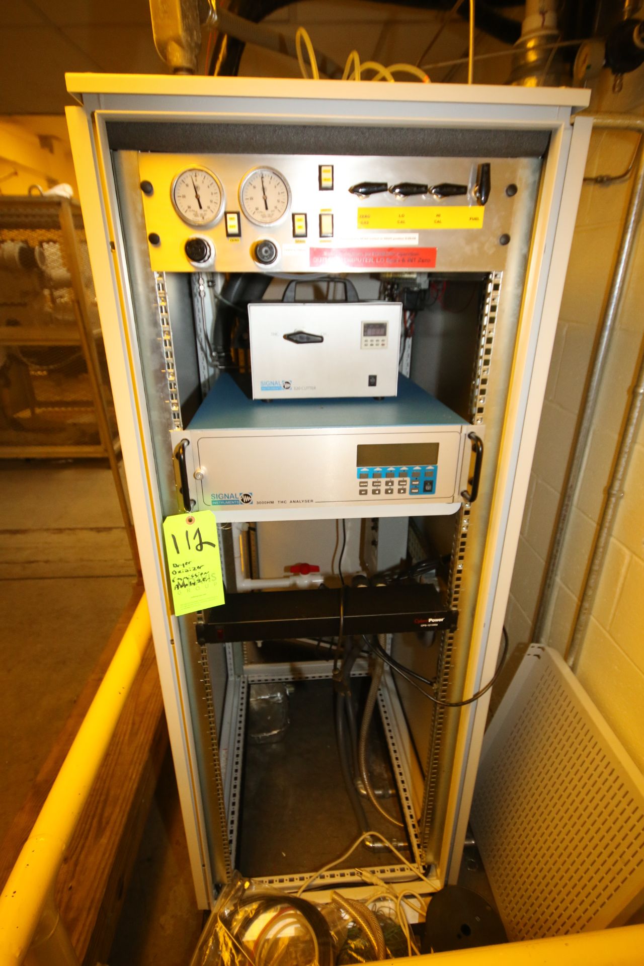 Dryer Oxidizer Emission Safety Analyzer Control Cabinet with Signal Instruments 320 Cutter and (2) - Image 2 of 6