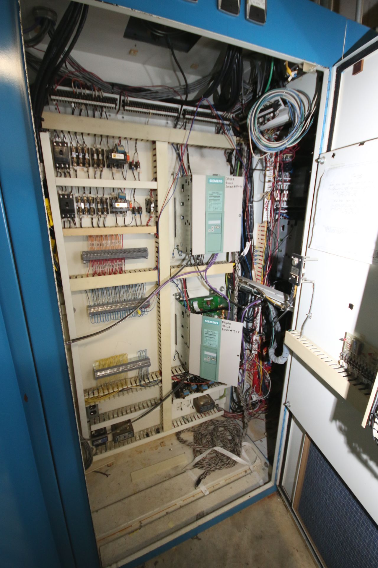 (2) Dryer Control Panels for Dryer Rolls Zones 1 to 8 with Electro Flyte (4) Siemens DC/ - Image 4 of 9