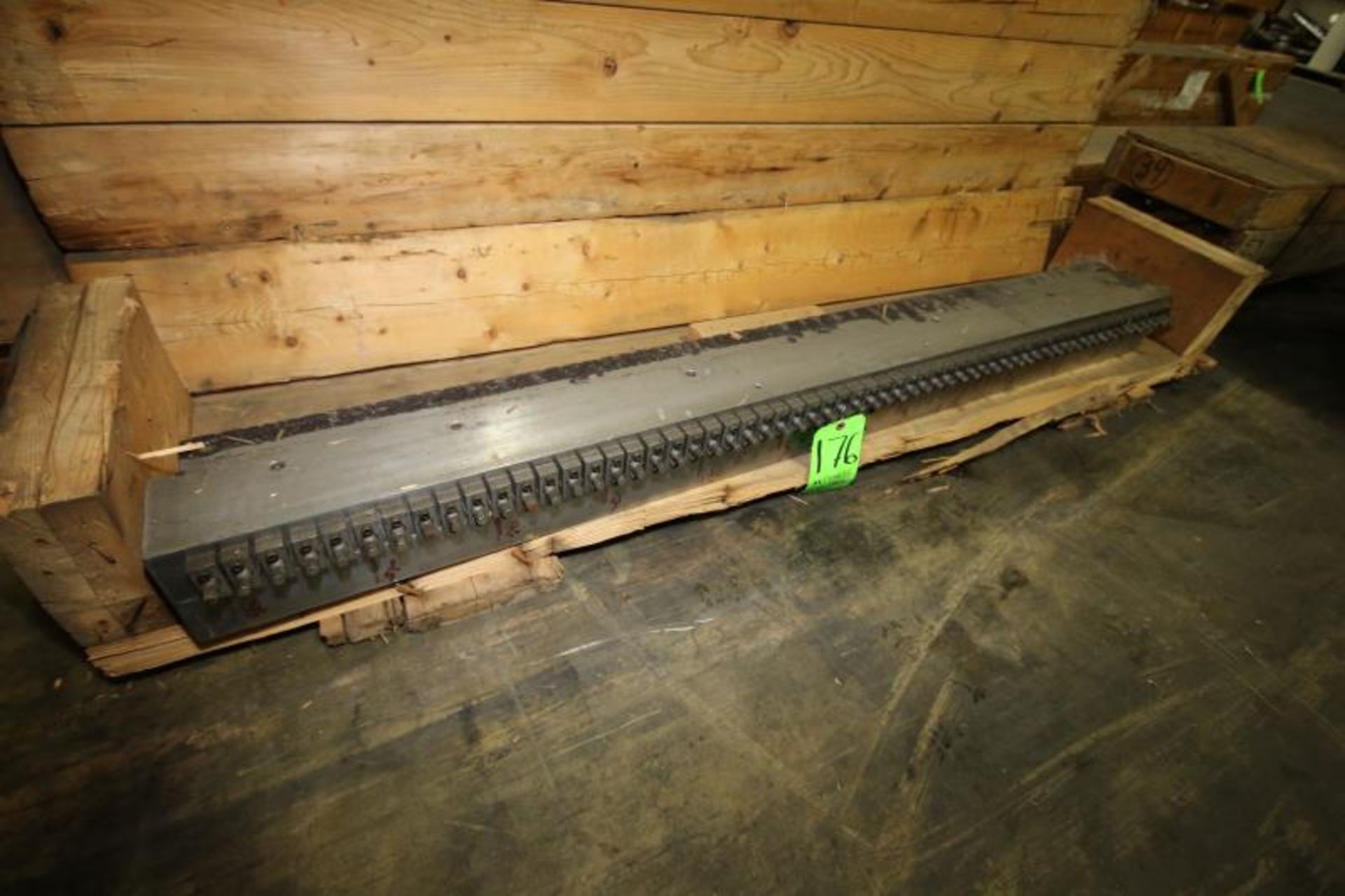 Extrusion Die, Ultracoat I, S/N 84-8559-4-5-6-7, 62" Long x 10" Wide, Packed in Wooden Crate ( - Image 3 of 3