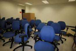 Blue Roller Desk Chairs, Adjustable Height, LOCATED SOUTH PLAINFIELD, NJ