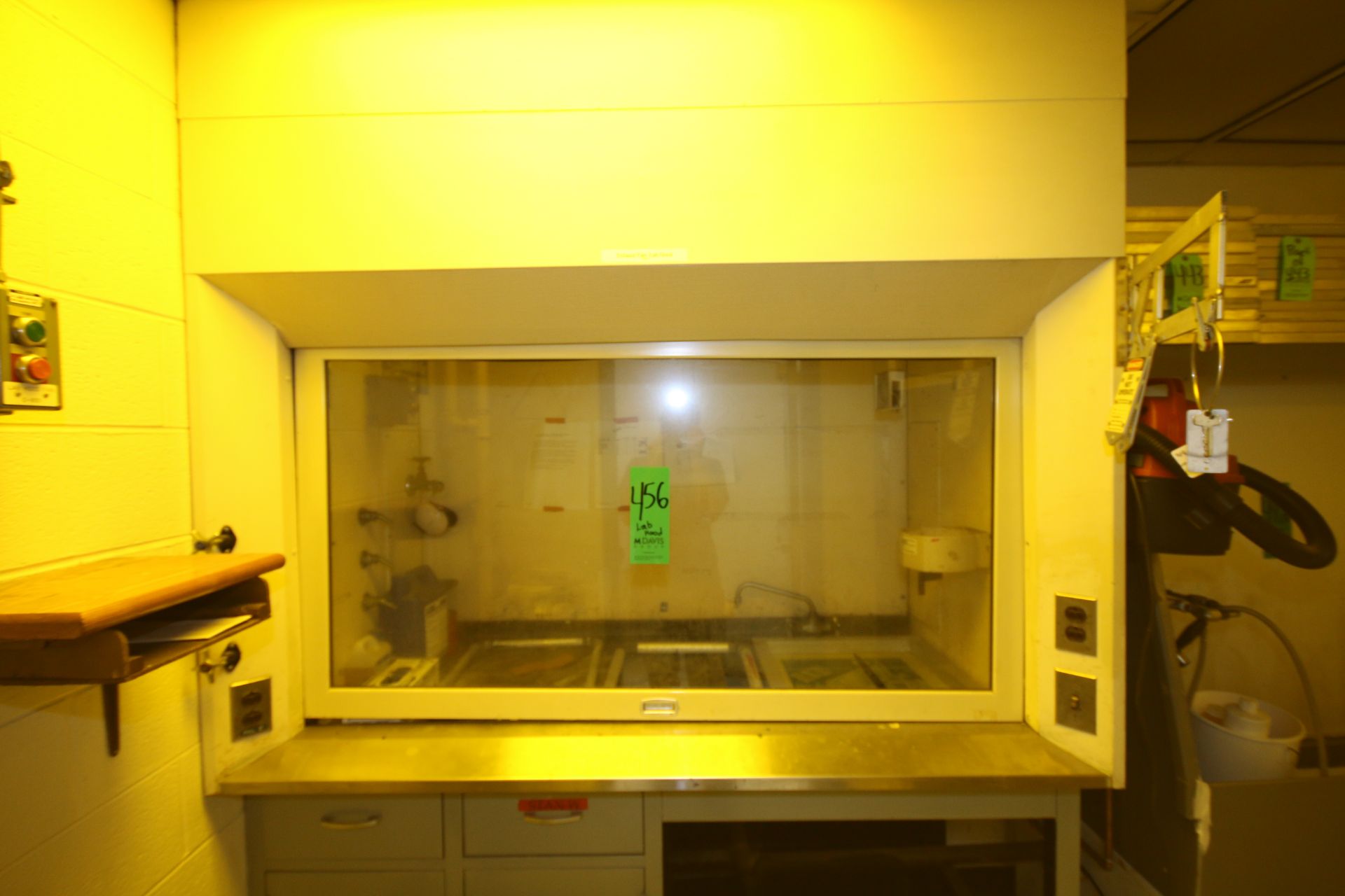 Lab Hood, 61" L x 24" W x 48" H with Interior Sink