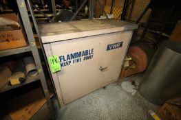 VWR Flammable Storage Cabinet, Overall Dims.: 20" L x 45" W x 45" H