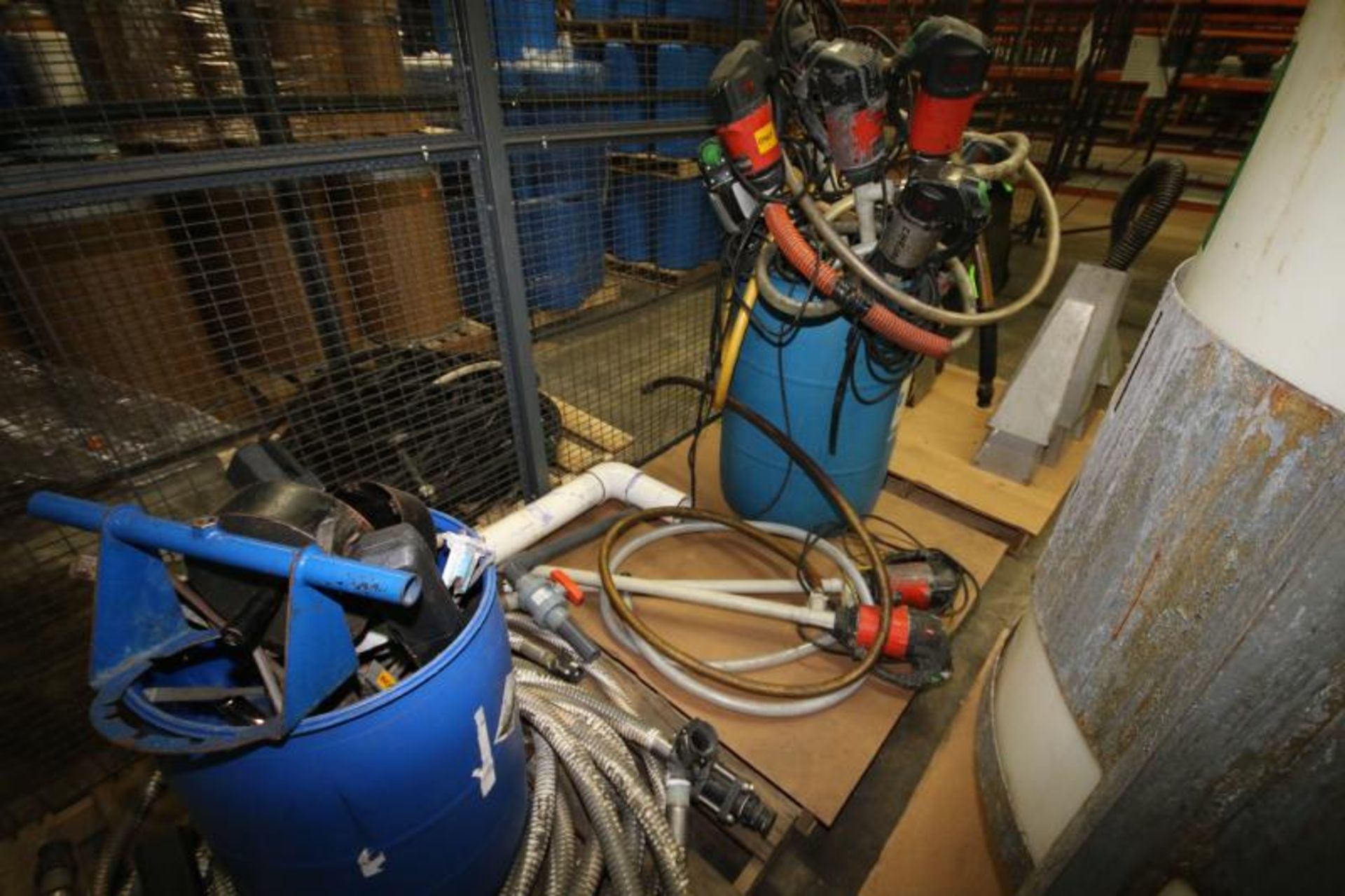 Lot of Assorted Hoses, Duct Work, (12) Flux Pumps, Misc. Fittings, and Other Present Contents on (4) - Image 2 of 4