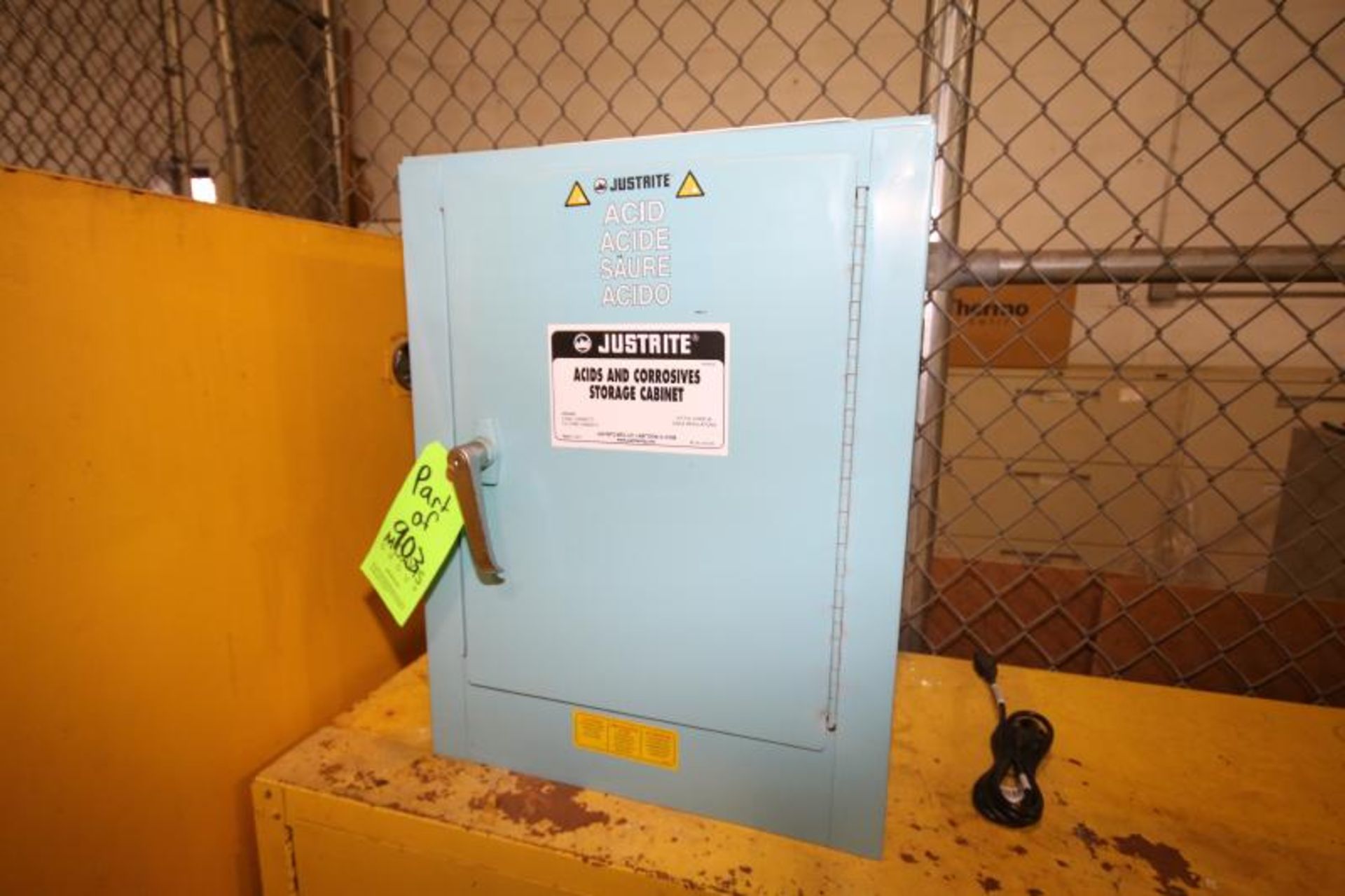 JustRite and Eagle Flammable Storage Cabinets, 30 Gal. Capacity, Overall Dims.: 43" L x 18" W x - Image 3 of 3