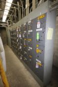 53-Bucket Motor Control Center, Overall Dims.: 184" L x 15" W x 90" Tall, LOCATED IN BRIDGEVIEW,