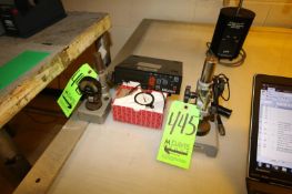 Mitutoyo Density Metering System, with Starrett Gauge, and Digital Read Out