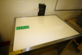 NuArce Illuminated Table, Model VLT42F, S/N EL-E88-029, 118 Volts, 40" L x 30" W