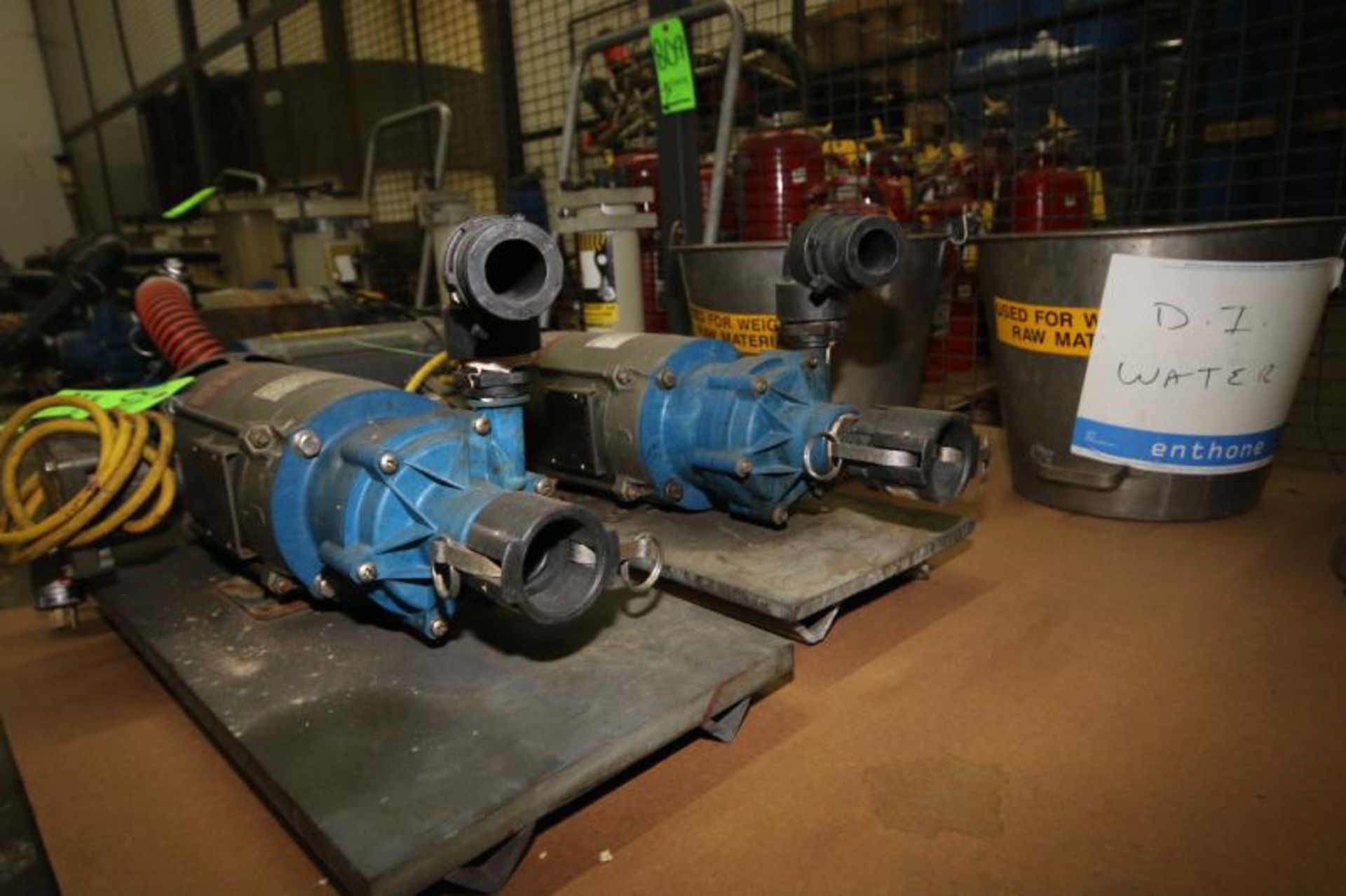 Ingersoll Dresser 1 hp Pumps, 3450 RPM, 115/230 Volts, Mounted on Skids, LOCATED IN BRIDGEVIEW, - Image 2 of 2