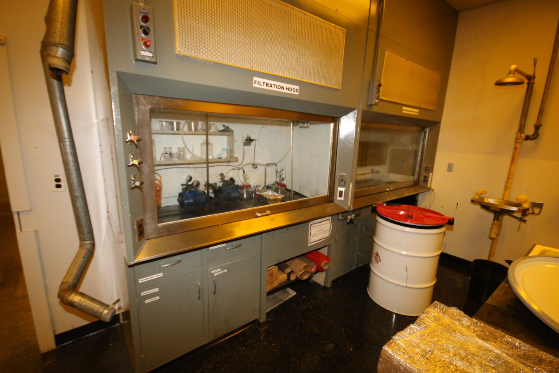 Lab Cabinets with Acid Resistant Tops Throughout Room 3 includes (1) 10 ft. L x 34" W; (1) 86" L x 3 - Image 4 of 4