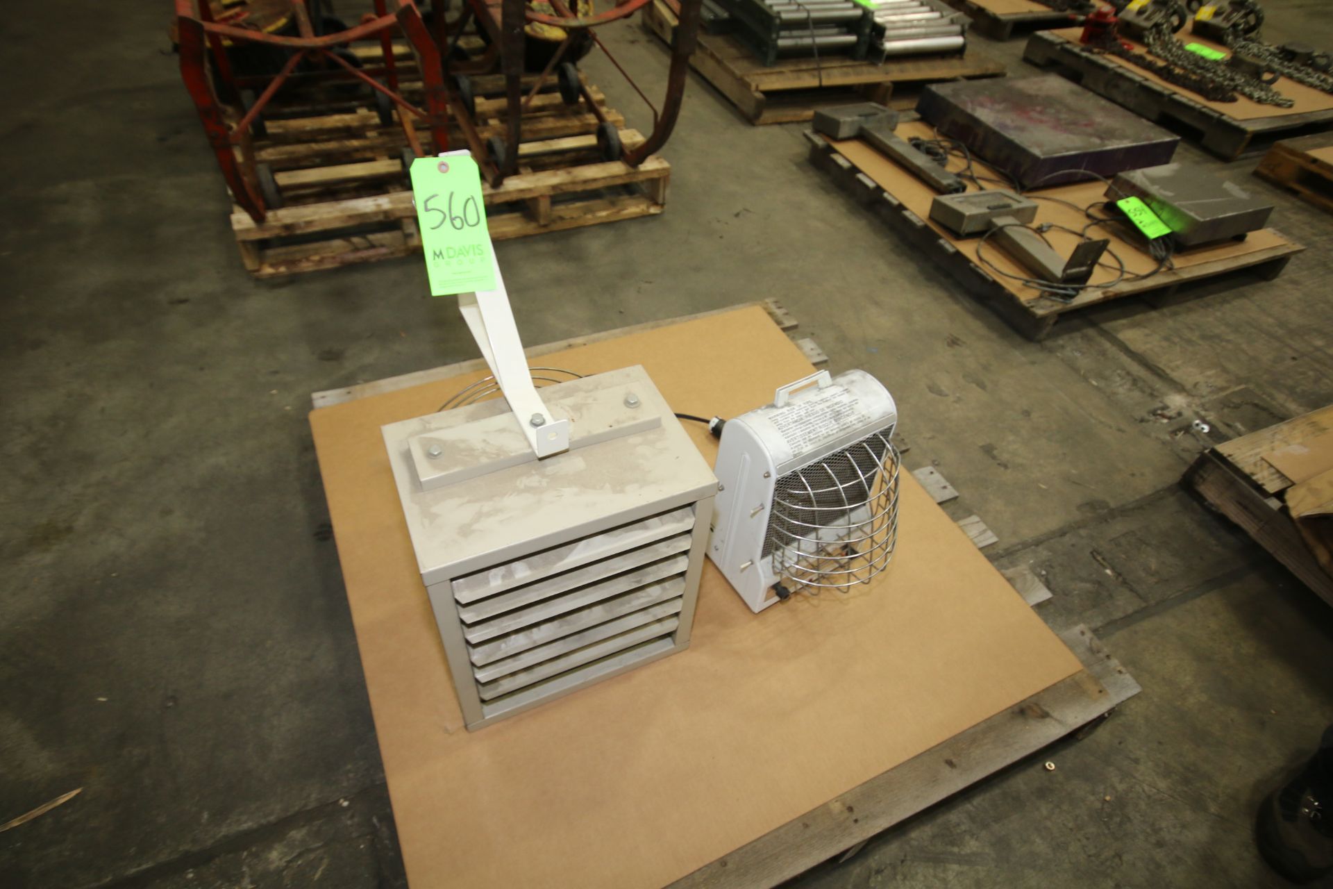 (2) Pcs. - Dayton Electric Heater - 230 V, 3 Phase and Farenhreit Single Phase 110 V Heater