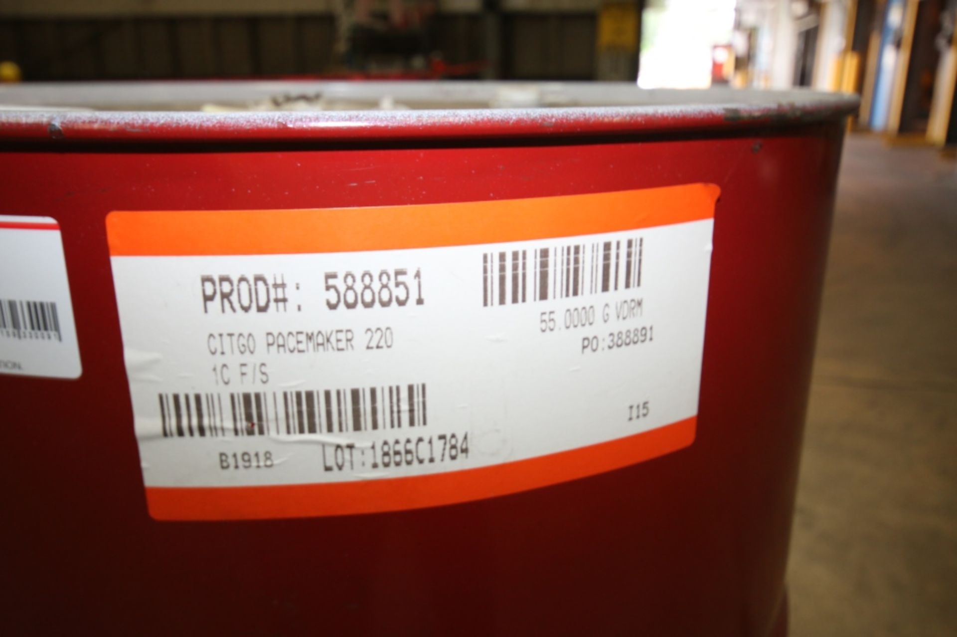 Citgo New Unopened 55 Gal. Barrel of Pacemaker 220 Oil - Image 2 of 2