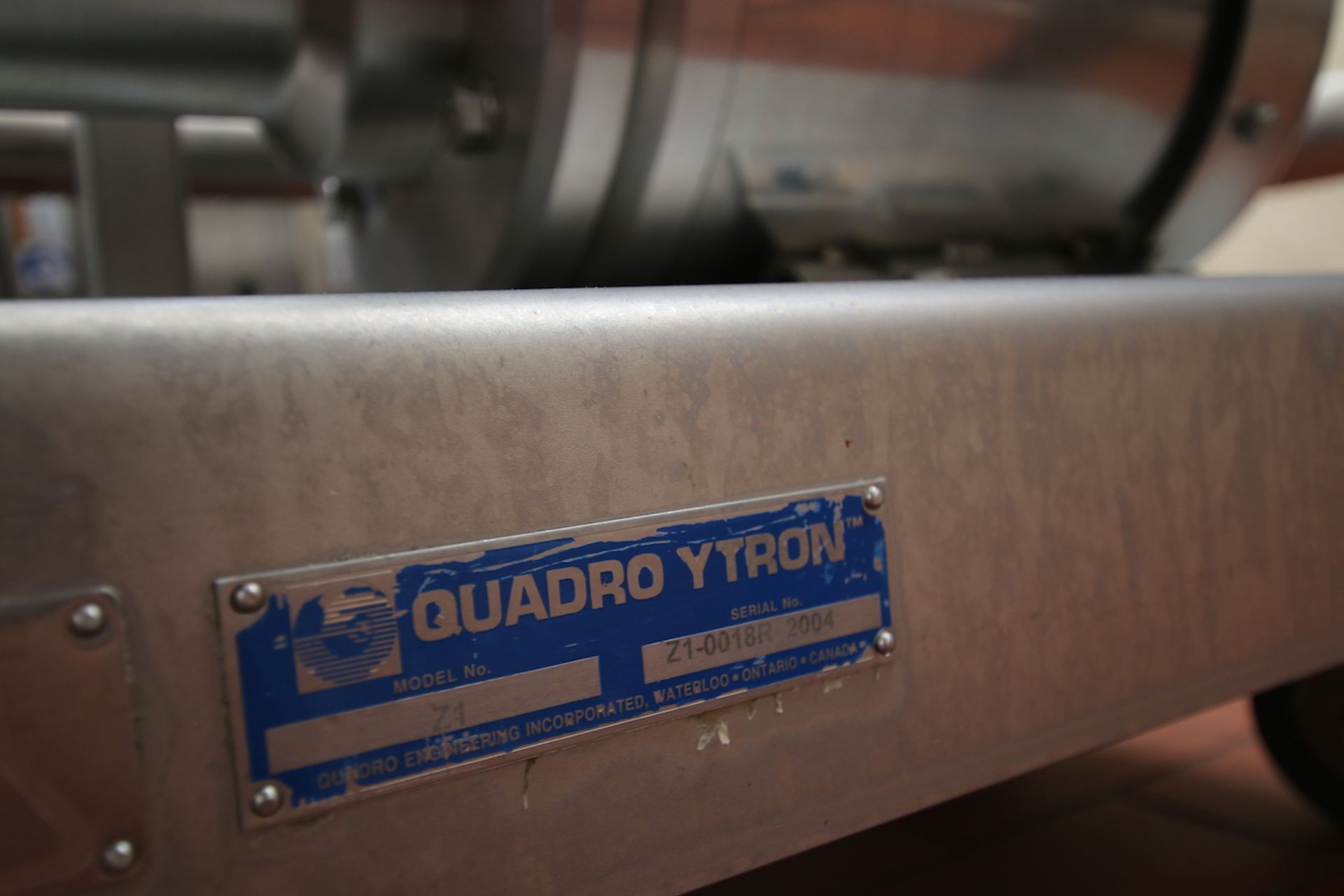 Quadro Ytron Inline High-Shear Emulsifier Mixer, Model Z1, S/N Z10018R2004, Sterling Electric All - Bild 6 aus 7