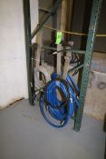 Lot of Assorted Hydraulic Hoses, Includes Hose Rack