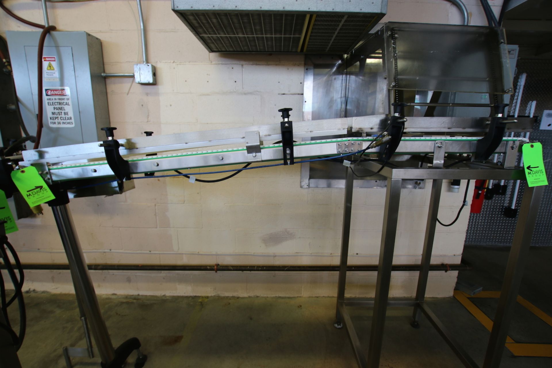 Outfeed Conveyor, Approx 6" W x 78" L, Mounted on S/S Frame - Image 4 of 4