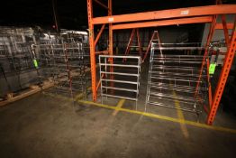 Lot of Assorted S/S Shelving, Includes (6) S/S Shelving Unit, and (3) S/S Rack Units