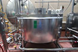 Lee 250 Gal. Cone Bottom S/S Kettle / Processor, M/N 250U9MS, S/N 19108-1-2, Equipped with Sweep/