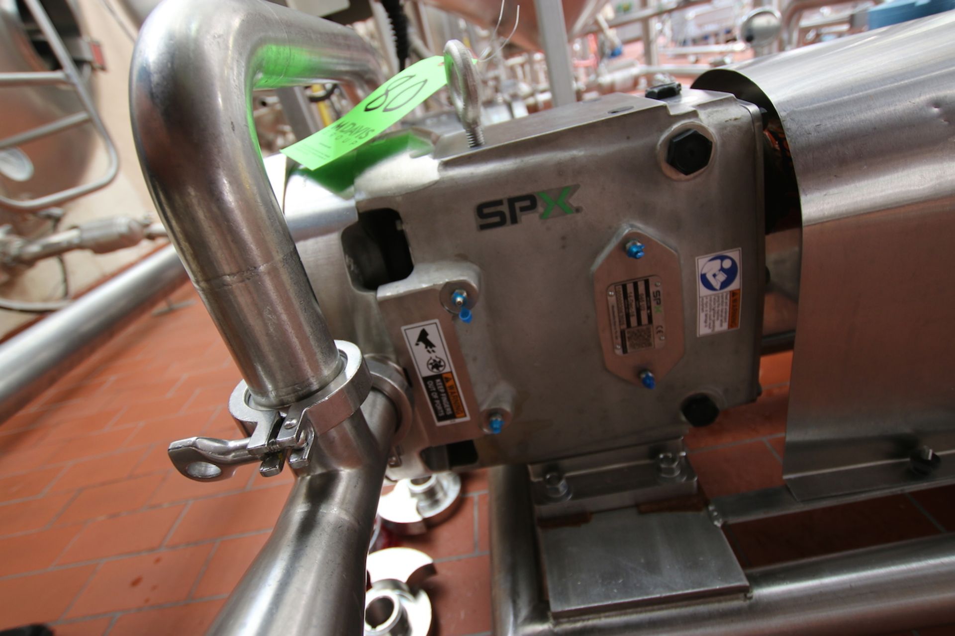 2015 SPX / WCB 3-HP Positive Displacement Pump, Model 045 U2, S/N 1000003063025, All S/S Head, - Bild 3 aus 8