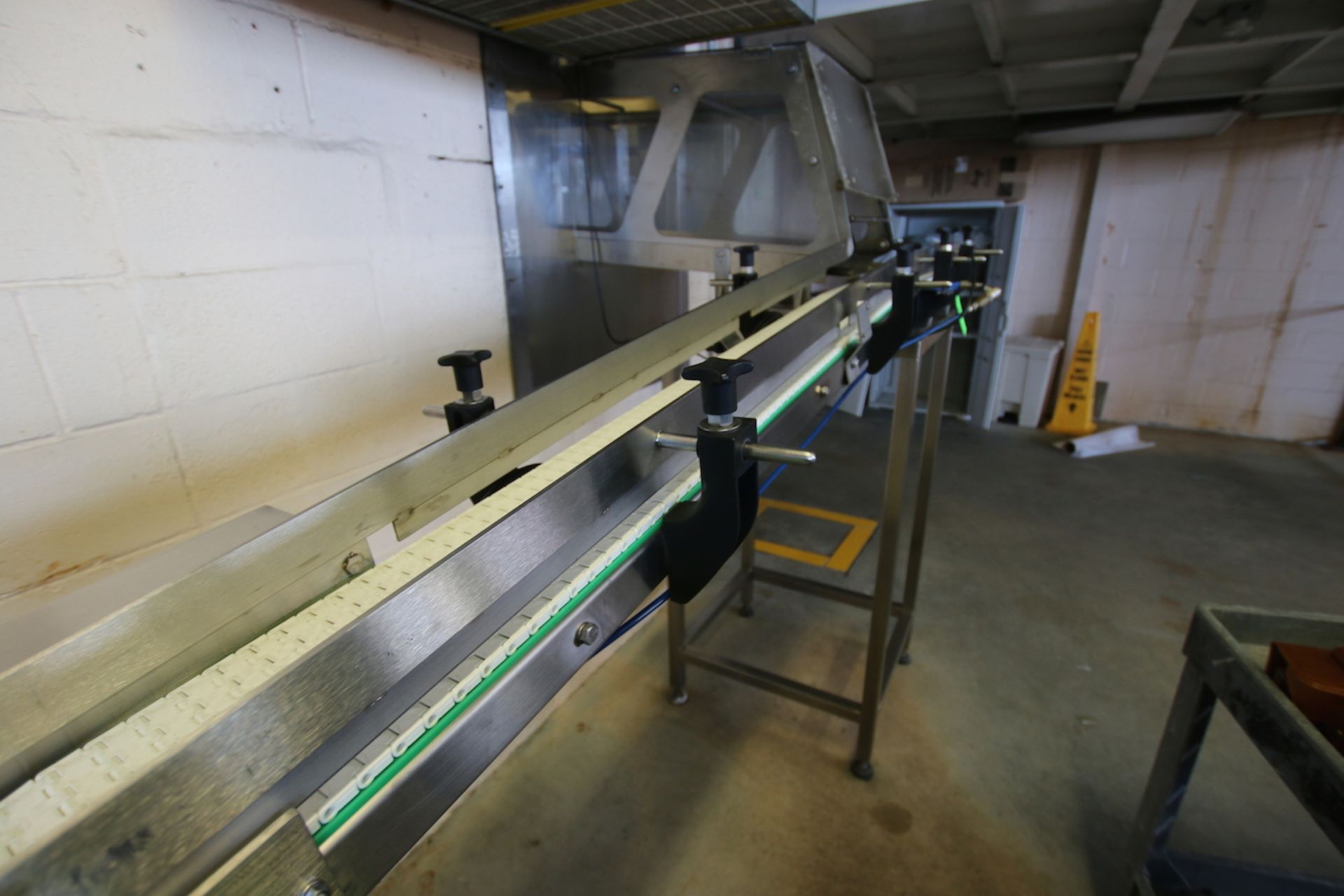 Outfeed Conveyor, Approx 6" W x 78" L, Mounted on S/S Frame - Image 3 of 4