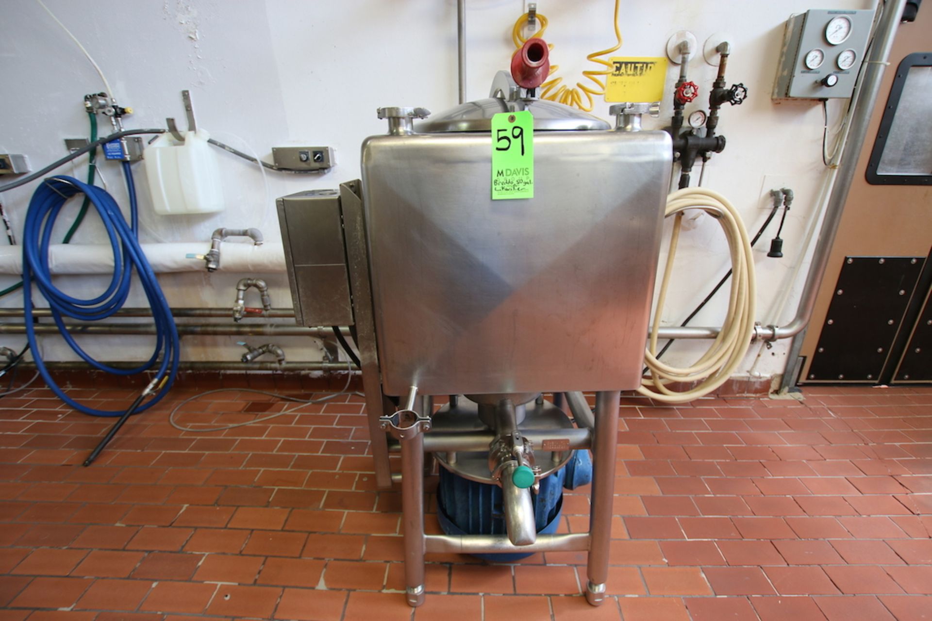 Breddo 50 Gal. Likiwifier, M/N LDT, S/N D32545-2 88173, with Breddo 10 hp Motor, with Allen-