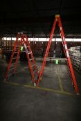 Werner A-Type Ladders, (1) 6' High and (1) 12' High