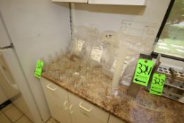 Lot of Assorted Lab Glassware Aprox. (23) 250mL Flasks, (6) 200 mL Beakers, (3) Bags of Test