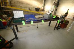 Shop Work Bench, Includes (2) 110V Outlets, Dims.: 97" L x 32" W x 37" H