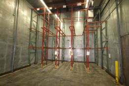 4-Sections of 2-Deep Drive In Pallet Racking, Including (10) 19' Uprights and (2) 12' Uprights,
