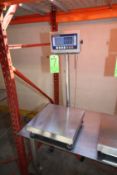 Totalcomp S/S Digital Platform Scale, M/N TLI, 15 1/2" L x 15 1/2" W S/S Platform