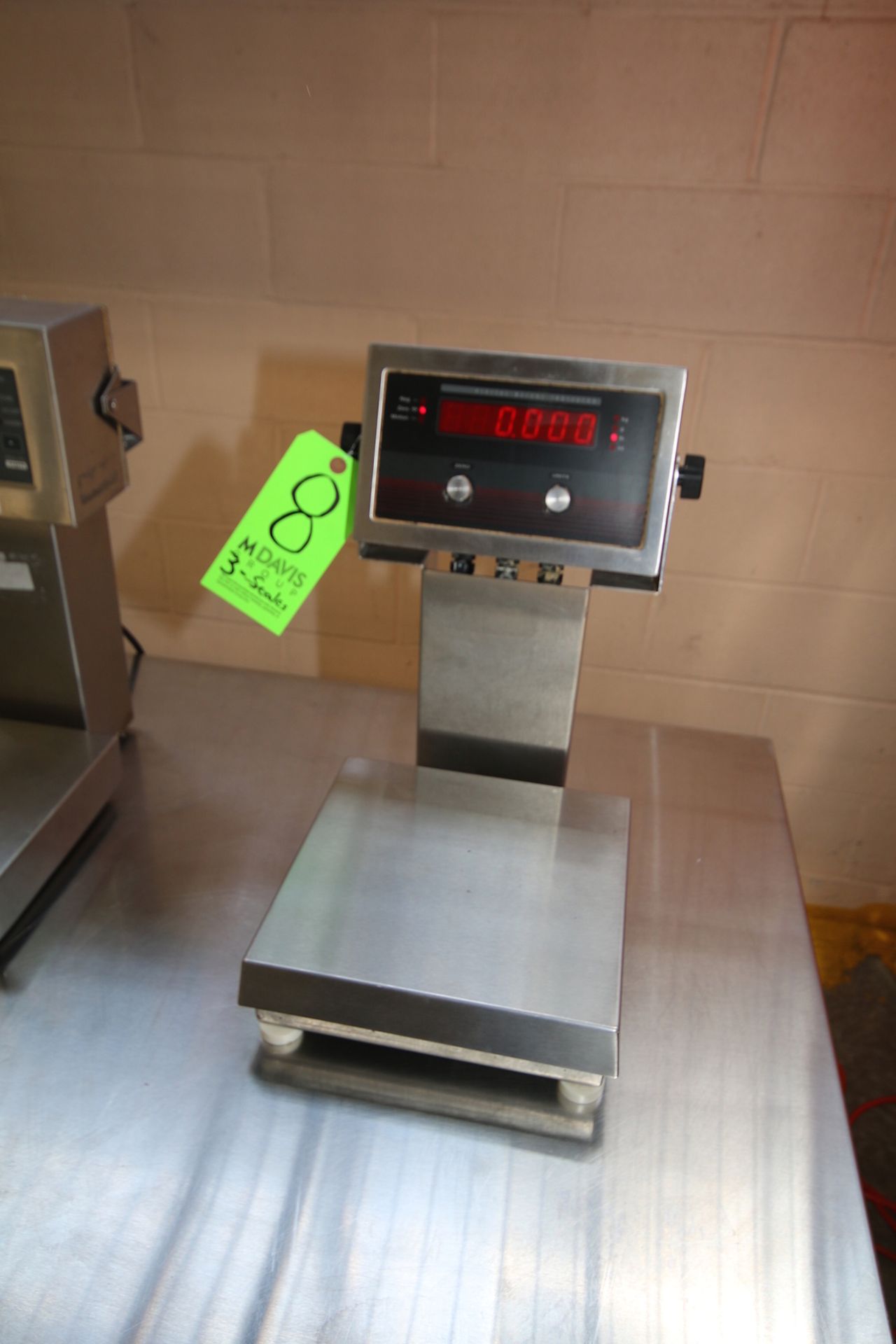 S/S Digital Platform Scales, Includes (2) Weigh-Tronix Scales, M/N QC-3265, with 8 1/2" L x 8 1/2" W - Bild 2 aus 4