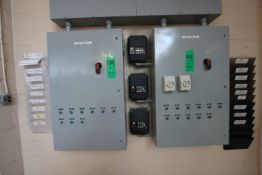 (2) Electrical Control Cabinets, (3) TB Wood's WFC HT AC Inverter VFD, (4) Magnatek GPD 315 VFDs (