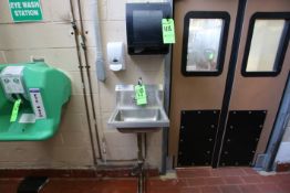 (2) Single Bowl S/S Sinks with Foot Pedals, (2) Paper Towel Dispensers