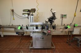 Logotech Pressure Sensitive Labeler, Model ST-300, Type 110, Applies Top and Side Labels, Includes