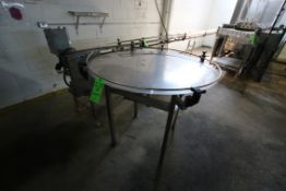 S/S Accumulation Table Approx. 47" Diameter