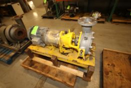 A.W. Chesterton Pump, Size 4X6X10, S/N 3340 with Lincoln 15 hp Motor, 1750 RPM, 230/460 V, 3