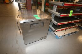 True S/S Refrigerator, Model TUC-27, S/N 1-4776827 with Inside Dimensions Aprox. 24" W x 17" Deep