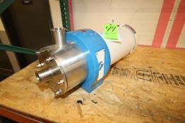 Silverson 10 hp High Shear Pump, Model 450LB, S/N 450LSB1989 with 2" x 2" Clamp Type S/S Head and